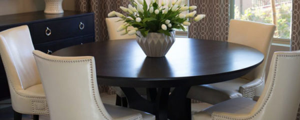 Une table ronde extensible